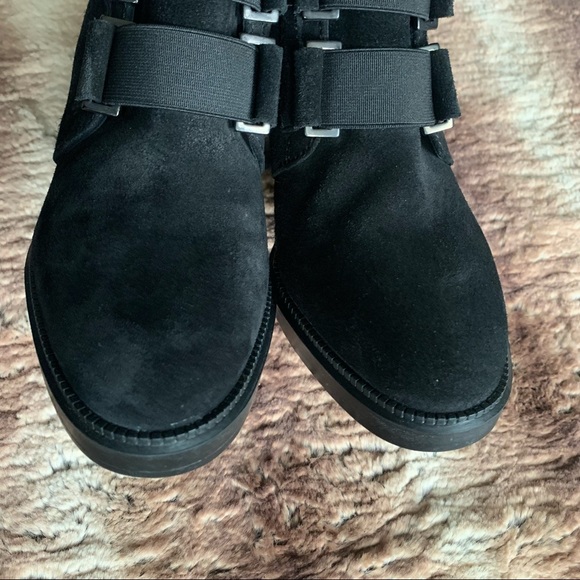 Aquatalia Ilanna Suede Black Bootie - Picture 5 of 10